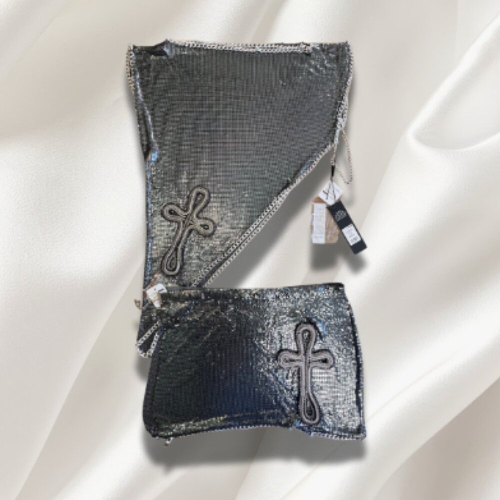 ✨ Holy Gorgeous Metal Skirt Set - Silver (BNWT) | Size Small